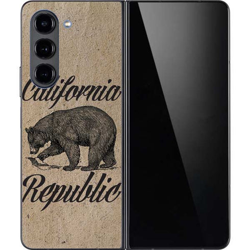 Cali Republic Vintage Galaxy Z Fold5 5G Skin